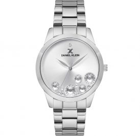 Relógio Feminino Daniel Klein DK.1.12612-1 Premium – Prata/Branco - Imagem 1