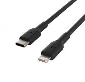 Cabo Belkin BoostCharge 1M USB-C/Lightning X8000 Preto – CAA003BT1MBK - Imagem 3