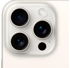 Apple iPhone 15 Pro Max eSIM 8GB+256GB 6.7″ iOS 17 – Branco Titânio MU673LL/A A2849 - Imagem 4