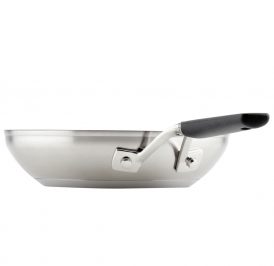 Frigideira KitchenAid 71019 Indução Antiaderente Aço Inoxidável Escovado 20CM - Prata - Imagem 2
