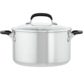 Jogo de Panelas KitchenAid 71017 Indução Aço Inoxidável Escovado - 10 Peças - Imagem 2