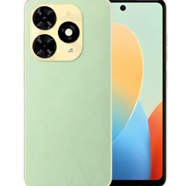 Smartphone TECNO SPARK 20C BG7 Dual SIM 4GB+256GB 6.6″ OS 13 – Magic Skin Green 10052388 - Imagem 1