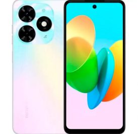 Smartphone TECNO SPARK 20C BG7 Dual SIM 4GB+256GB 6.6″ OS 13 – Mystery White 10052387 - Imagem 1