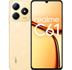 Smartphone realme C61 RMX3930(EUCIS) Dual SIM 8GB+256GB 6.78″ OS 14 – Sparkle Gold 631011003998 - Imagem 1