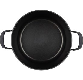 Panela KitchenAid 84805 Antiaderente Tripla Camada Tampa Vidro 8L Preto Onix - Imagem 3