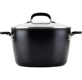 Panela KitchenAid 84805 Antiaderente Tripla Camada Tampa Vidro 8L Preto Onix - Imagem 5