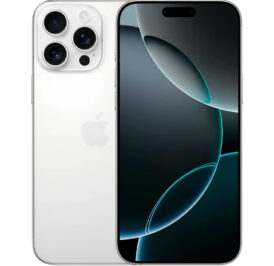 Apple iPhone 16 Pro Max 8GB+256GB 6.9″ iOS 18 – Branco Titânio MYW43LL/A - Imagem 1