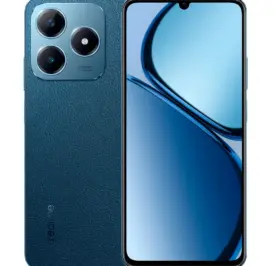 Smartphone realme C63 RMX3939(BR) Dual SIM 6GB+128GB 6.75″ OS 14 NFC – Leather Blue - Imagem 1