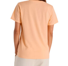 Camiseta New Balance Feminino Sport Essentials Heathertech M Peach – WT41190PRE - Imagem 2