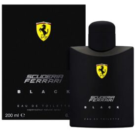 Perfume Ferrari Scuderia Black Eau de Toilette Masculino 200ML - Imagem 1