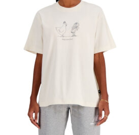 Camiseta New Balance Feminino Sport Essentials Chicken L Beige - WT41587LIN - Imagem 1