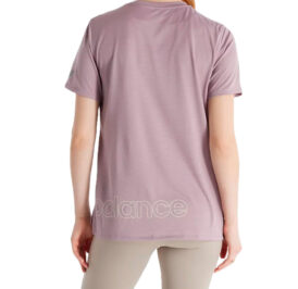 Camiseta New Balance Feminino Poly Tee Sport Essentials XS Roxo – WT43207ICW - Imagem 2
