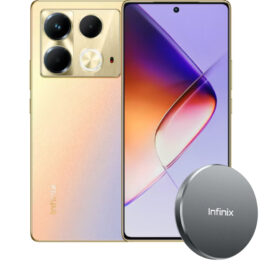 Smartphone Infinix Note 40 X6853 Dual SIM 8GB+256GB 6.7″ OS 14 – Titan Gold + Magcharge 45W - Imagem 1