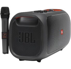Speaker JBL PartyBox On-The-Go Essential com Microfone Bluetooth 100W RMS IPX4 - Preto - Imagem 3