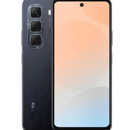 Smartphone Infinix HOT 50 X6882 Dual SIM 8GB+256GB 6.7″ OS 14 – Sleek Black - Imagem 1