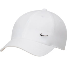 Boné Nike Feminino Club Metal Swoosh Cap S/M Branco - HF6855100 - Imagem 1