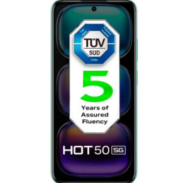 Smartphone Infinix HOT 50 5G X6720B Dual SIM 8GB+256GB 6.7″ OS 14 – Verde - Imagem 2