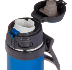 Garrafa Térmica Zojirushi SM-QHE60AK com Alça Flip-And-Go 600ML - Azul Cobalto - Imagem 3