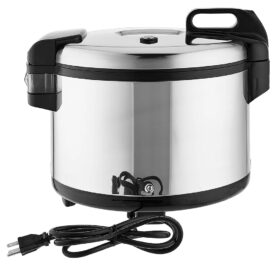 Panela Elétrica de Arroz Zojirushi NYC-36ST Comercial 20 Xícaras 3.6L 110V - Prata - Imagem 3