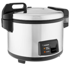 Panela Elétrica de Arroz Zojirushi NYC-36ST Comercial 20 Xícaras 3.6L 110V - Prata - Imagem 1