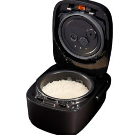 Panela Elétrica de Arroz Zojirushi NW-JEC10BA Indução de Pressão 5.5 Xícaras 1L 110V - Preto - Imagem 3