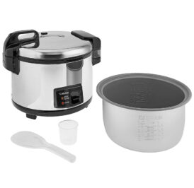 Panela Elétrica de Arroz Zojirushi NYC-36ST Comercial 20 Xícaras 3.6L 110V - Prata - Imagem 2