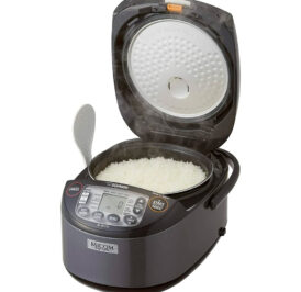 Panela Elétrica de Arroz Zojirushi NL-GAC10BM Umami Micom 5.5 Xícaras 1L 110V - Preto Metálico - Imagem 3