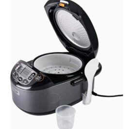 Panela Elétrica de Arroz Zojirushi NL-GAC10BM Umami Micom 5.5 Xícaras 1L 110V - Preto Metálico - Imagem 2