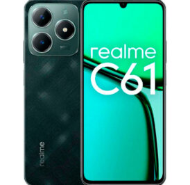 Smartphone realme C61 RMX3930(BR) Dual SIM 4GB+128GB 6.78″ OS 14 – Dark Green 631011003720 - Imagem 1
