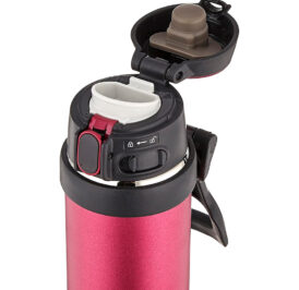 Garrafa Térmica Zojirushi SM-QHE60RK com Alça Flip-And-Go 600ML - Vermelho - Imagem 2