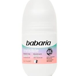 Desodorante Babaria Roll-On Anti-Manchas Invisível+VIT B3 50ML - Imagem 1
