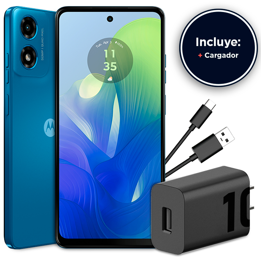 Smartphone Motorola Moto G04s XT2421-7 Dual SIM 4+4/256GB 6.56″ OS 14 – Brilliant Blue 1 Ecommerce Motorola g04s Brilliant