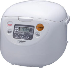 Panela Elétrica de Arroz Zojirushi NS-WAC10WD Micom 5.5 Xícaras 1L 110V - Branco - Imagem 1