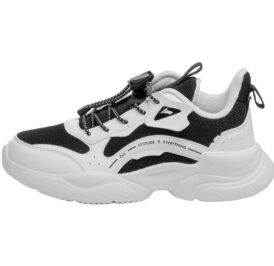 Tênis 361 Infantil Masculino BGS Lifestyle 33 Branco/Preto – WK724338103 - Imagem 4