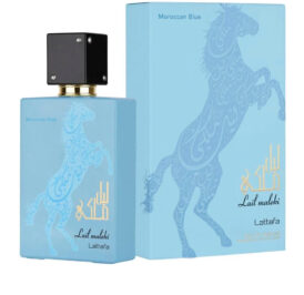 Perfume Lattafa Lail Maleki Morrocan Blue Eau de Parfum Unissex 100ML - Imagem 1