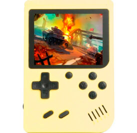 Console Portátil Game Boy Game Box Plus 500 Jogos - Amarelo - Imagem 1