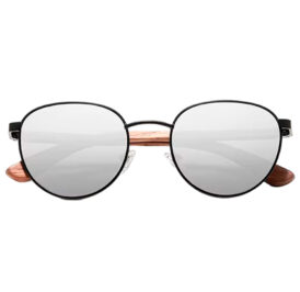 Óculos KINGSEVEN Unissex W5519 Wooden Round - Prata - Imagem 2