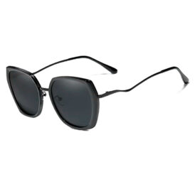 Óculos KINGSEVEN Feminino N7832 Square Preto/Cinza - Imagem 1