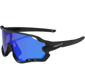 Óculos KINGSEVEN Unissex LS-911 Pro Sports Preto/Azul - Imagem 1
