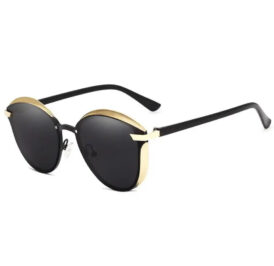 Óculos KINGSEVEN Feminino N7824 Cat Eye Preto/Dourado - Imagem 1