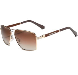 Óculos KINGSEVEN Feminino N7790 Coating Lens Gold/Brow - Imagem 1