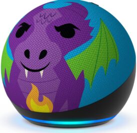 Speaker Amazon Echo Dot Alexa Kids 5ª Geração – Fire Dragon 2022 / 07138 - Imagem 2