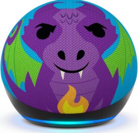 Speaker Amazon Echo Dot Alexa Kids 5ª Geração – Fire Dragon 2022 / 07138 - Imagem 1