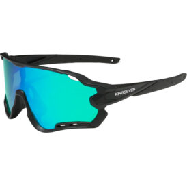Óculos KINGSEVEN Unissex LS-911 Pro Sports Preto/Verde - Imagem 1