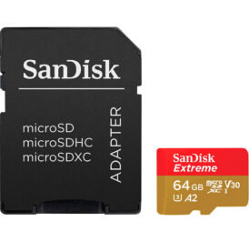 Cartão de Memória SanDisk Micro SDXC Extreme 64GB 170 MB/S- SDSQXAH-064G-GN6MA - Imagem 2