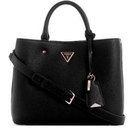 Bolsa Guess Meridian Girlfriend Satchel BG877806 - Preto - Imagem 1