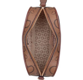 Bolsa Guess Brecken Mini Cross Body HG943270 Cocoa - Imagem 4