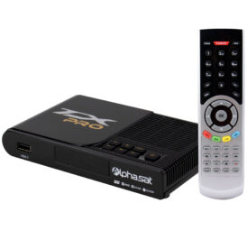 Receptor Alphasat TX Pro 5G IPTV/VOD/Wi-Fi Full HD - Imagem 1