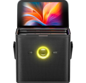 Speaker Joog Shell S3 7'' Karaokê + 2 Microfone - Imagem 1