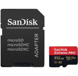 Cartão de Memória SanDisk Micro SDXC Extreme Pro 512GB 200 MB/S- SDSQXCD-512G-GN6MA - Imagem 2